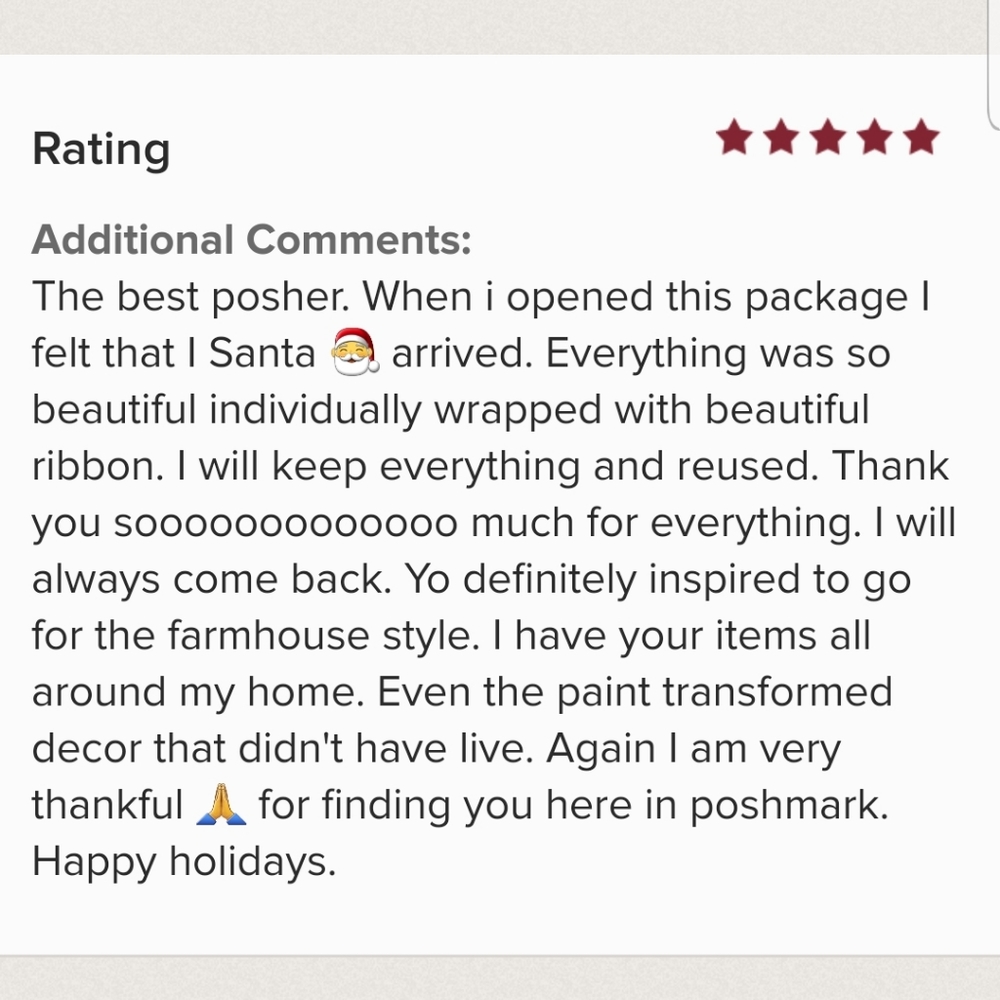 Fellow Posher Rating